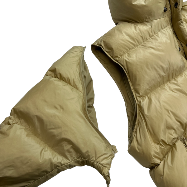 Burberry Honey Down Filled Spellout 2 In 1 Puffer Jacket - XXL