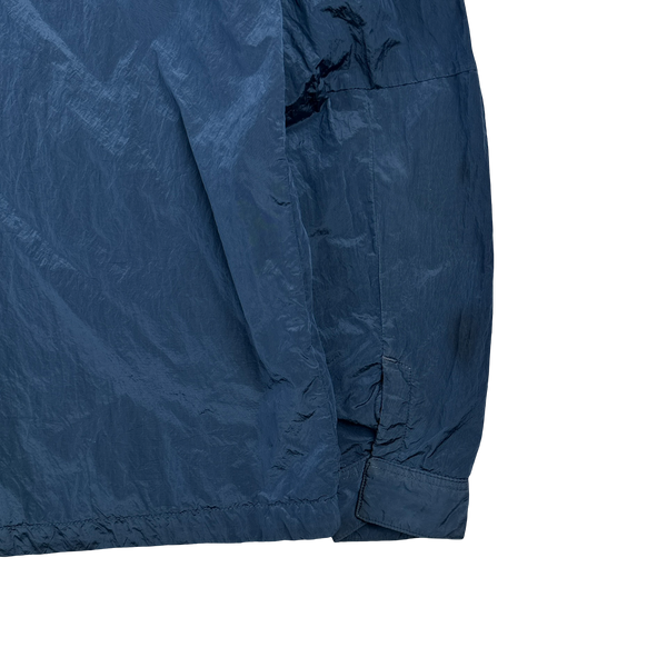 Stone Island 2016 Navy Nylon Metal Cotton Lined Overshirt - Medium
