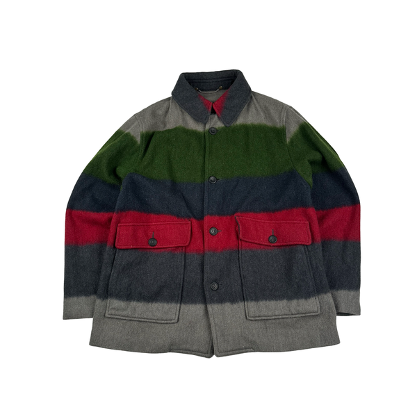 CP Company Vintage 90's Striped Wool Jacket - Medium