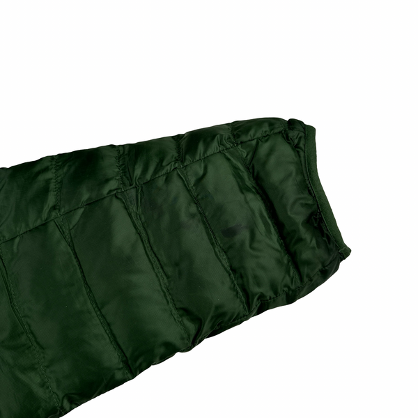 North Face Circular Design Green Down Filled Puffer Jacket - Small