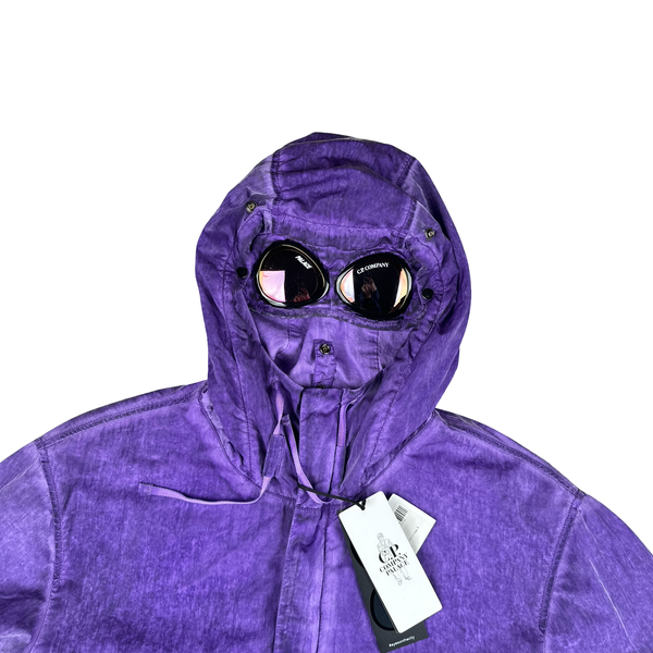 CP Company x Palace Purple Nylon La Mille Goggle Jacket - Large