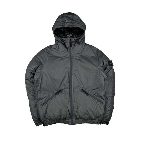 Stone Island 2010 Grey Down Filled Hyper Light Puffer Jacket - XL