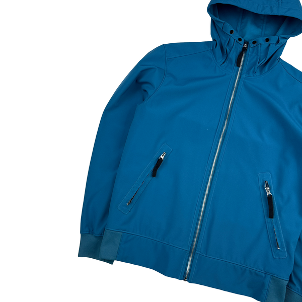 Stone Island 2018 Light Blue Soft Shell Jacket - Medium