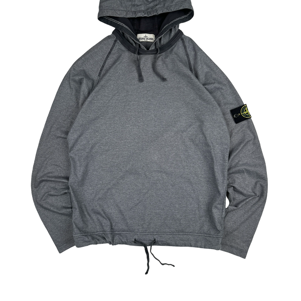 Stone Island 2011 Adjustable Lightweight Pullover Hoodie - Large