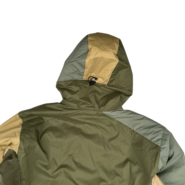 Arcteryx Green/Beige Colour Block Atom LT Hoodie Jacket - Medium