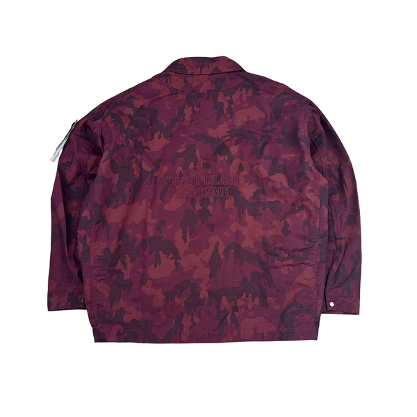 Supreme X Stone Island Reactive Ice Camo Ripstop Jacket - Large