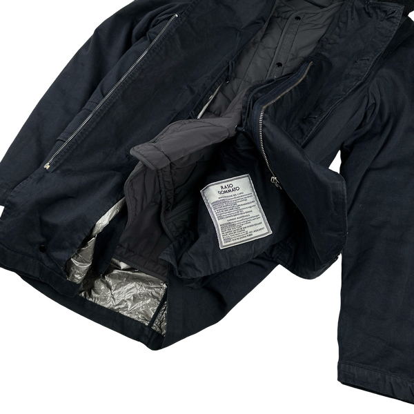 Stone Island 2002 Navy Raso Spaceman Dutch Rope Jacket - Large