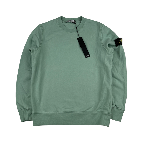 Stone Island 2024 Mint Green Crewneck Jumper - Medium