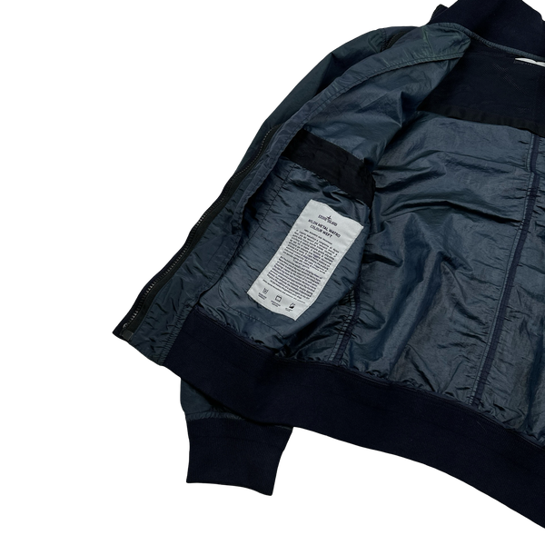 Stone Island 2017 Blue & Green Nylon Metal Colour Weft Jacket - Medium
