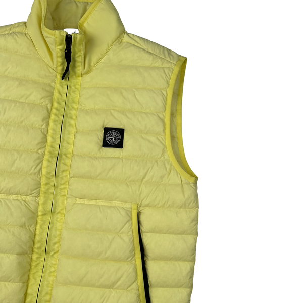 Stone Island 2020 Yellow Down Filled Gilet - Large