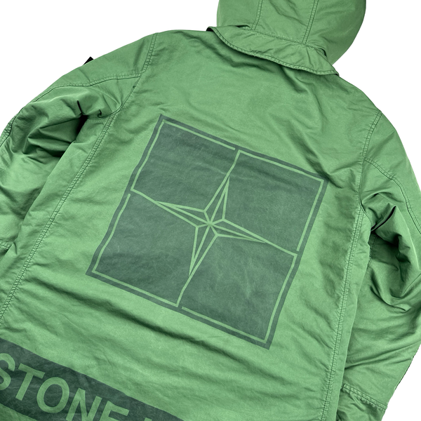 Stone Island 2022 Green David TC Primaloft Trench Coat - Medium