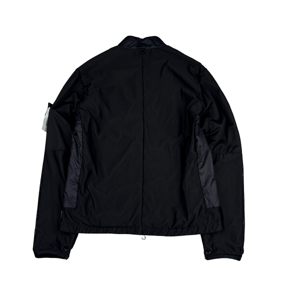 Stone Island 2020 Black Shadow Project Ren Mesh Bomber Jacket - Medium