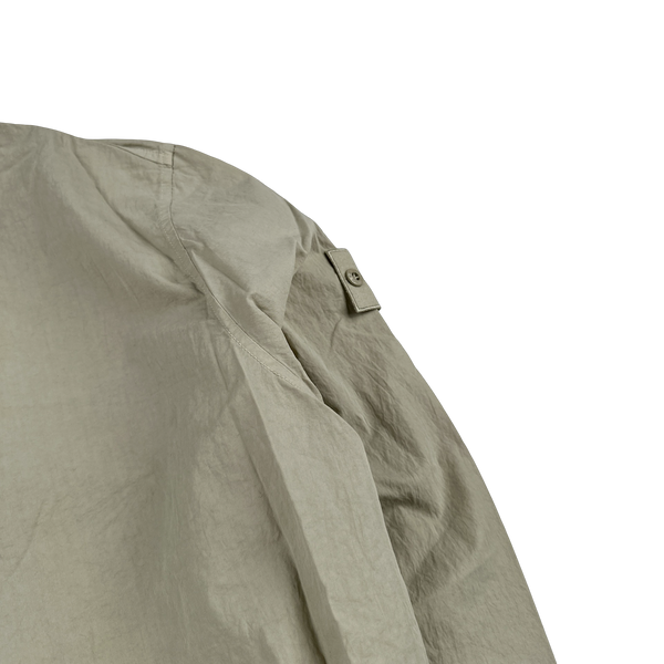 Stone Island 2019 Tan Ghost Piece Cotton Resin Pullover Jumper - XL