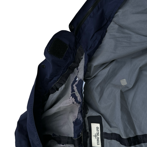 Stone Island 2016 Navy Garment Dyed Performance Tela Jacket - XXL