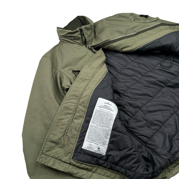 Stone Island 2018 Khaki David TC Primaloft Multipocket Jacket - 3XL