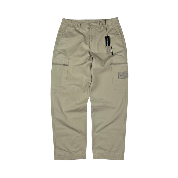Stone Island 2024 Beige Ghost Cargo Trousers - 30"