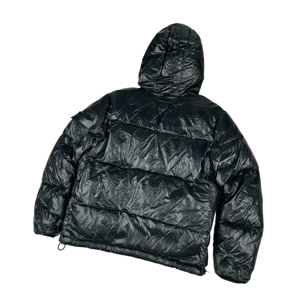 Stone Island 2017 Black Pertex Quantum Y Down Puffer Jacket - Large