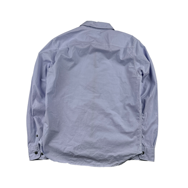CP Company Lilac Cotton Lens Viewer Overshirt - Large