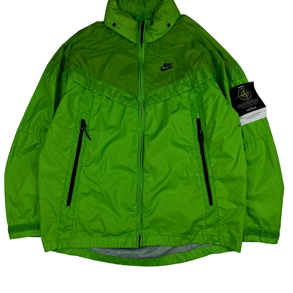 Stone Island x Nike Green Hyperlight Membrana Windrunner Jacket - XL