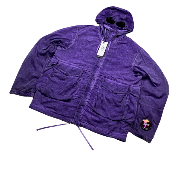 CP Company x Palace Purple Nylon La Mille Goggle Jacket - Large