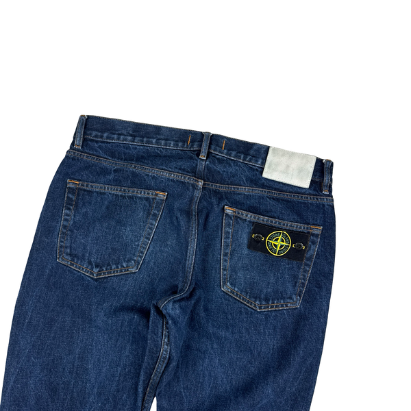 Stone Island 2018 Regular Fit Dark Denim Jeans - 32"