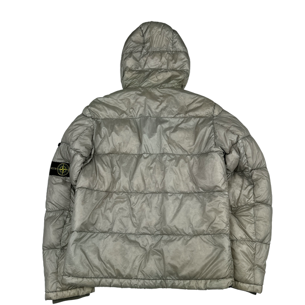 Stone Island 2013 Grey Garment Dyed Puffer Jacket - Medium