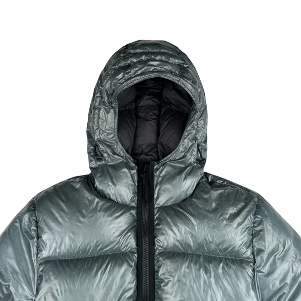 Stone Island 2017 Steel Grey  Pertex Quantum Y Down Puffer Jacket - Medium