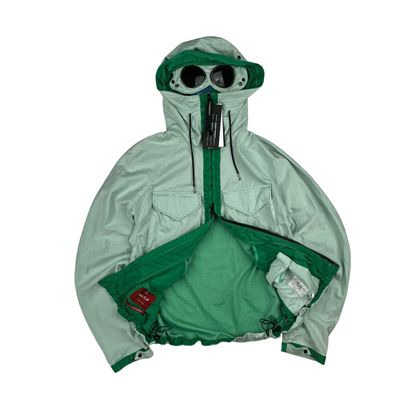 CP Company Mint Green Raso-CP Zipped Goggle Jacket - Small