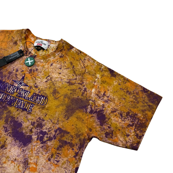 Stone Island x Supreme 2020 Paintball T Shirt - Medium