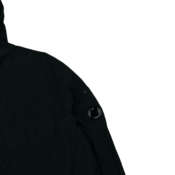 CP Company Black Pullover Cotton Smock Jacket - Small