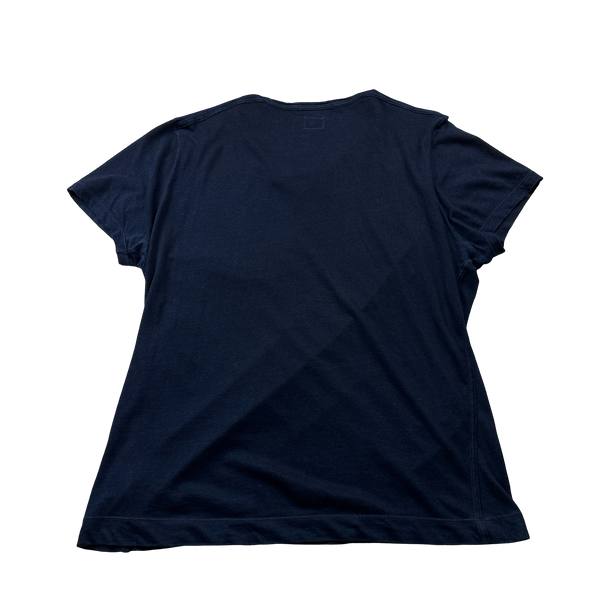 CP Company Navy Cotton Spellout Short Sleeve T Shirt - XL
