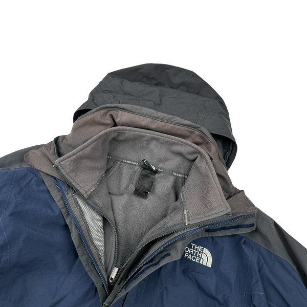 North Face 3 in 1 HyVent Fleece Lined Jacket - Large