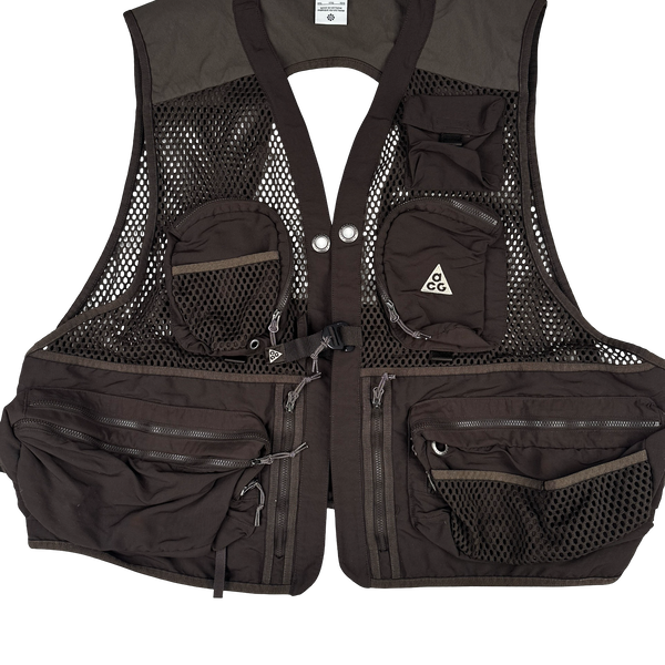 Nike ACG 2022 Mesh Brown Cargo Gilet/Vest - XL/XXL