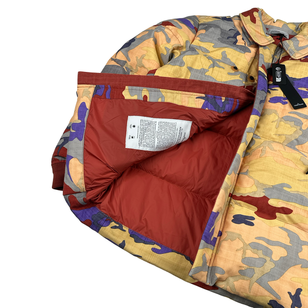Stone Island 2022 Heritage Camo Down Filled Puffer Jacket - Small - Large - XL