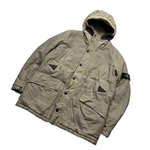 Stone Island 2011 Diagonal Wool Parka Jacket - XL