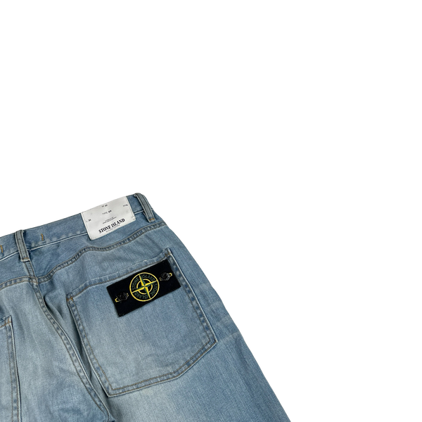 Stone Island 2011 Skinny Fit Light Wash Denim Jeans - 32"