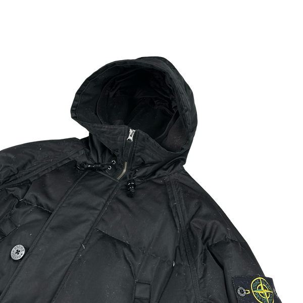 Stone Island 2014 Black Weatherproof Down Parka Jacket -XXL