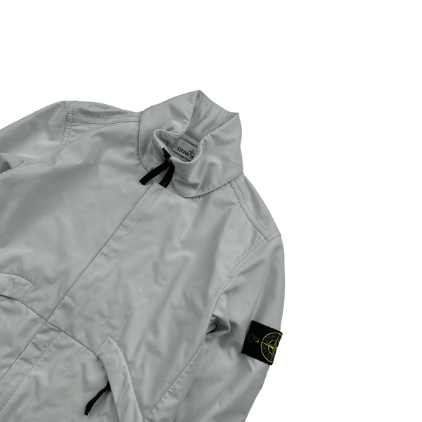 Stone Island 2019 Ice Blue Light Soft Shell R Jacket - Small