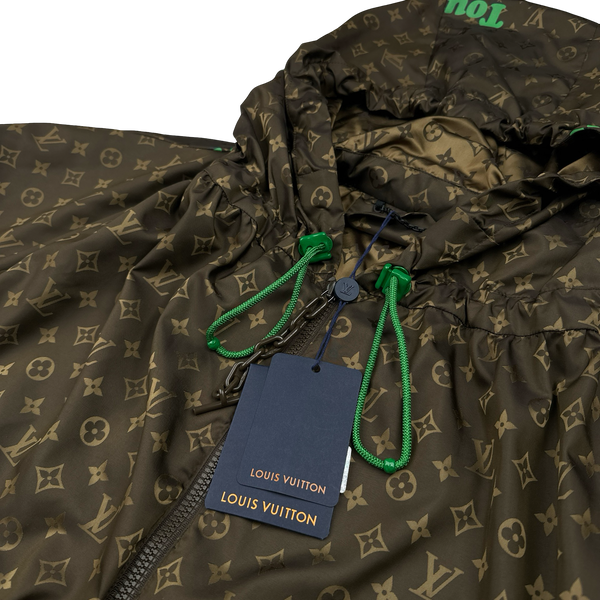 Louis Vuitton 2021 Monogram Nylon Tourist Vs Pursuit Windbreaker - XL