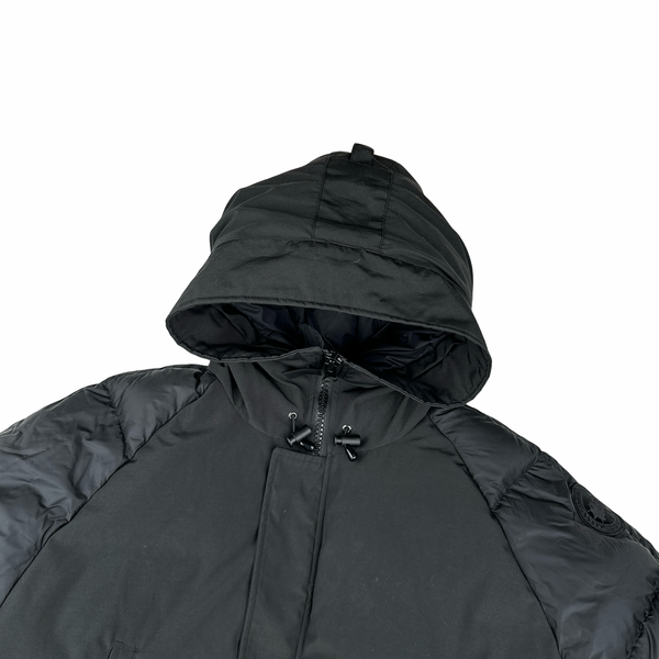 Canada Goose Black Down Chilliwack Bomber Puffer Jacket - Large