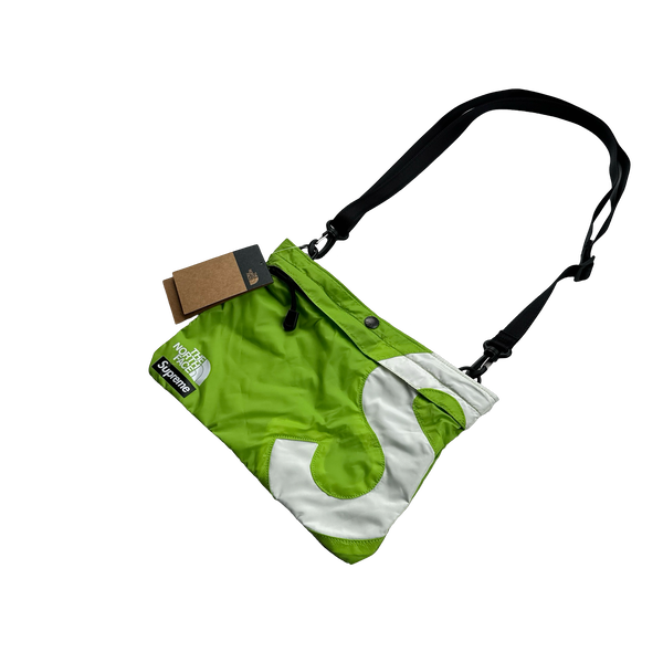 Supreme X North Face Spellout Green Gore-tex Bag