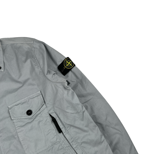 Stone Island 2021 Grey Thick Cotton Jacket - XL