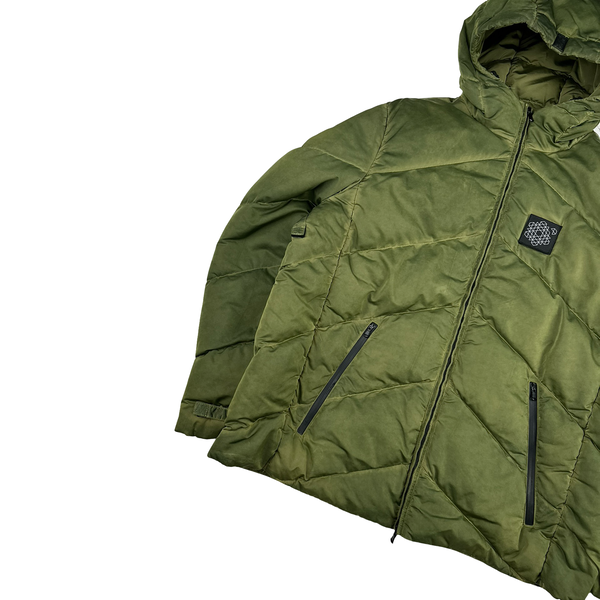 Plurimus Green Quilted Down Jacket - XL