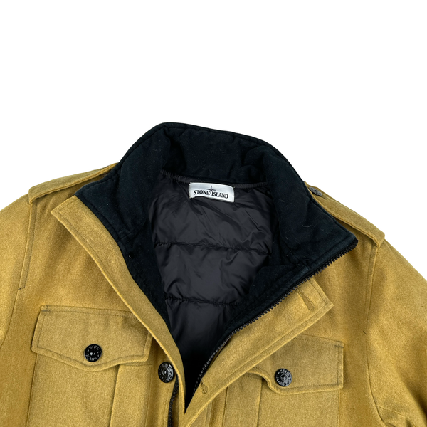 Stone Island 2014 Ice Wool Blend Down Jacket - Medium