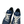 Load image into Gallery viewer, Prada Navy White Mesh Toe Trainers - UK 9
