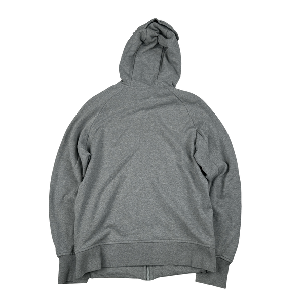 CP Company Grey Goggle Cotton Zip Up Hoodie - Medium
