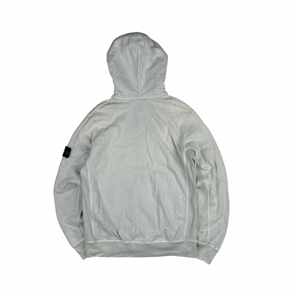Stone Island 2014 White Zipped Hoodie - XL