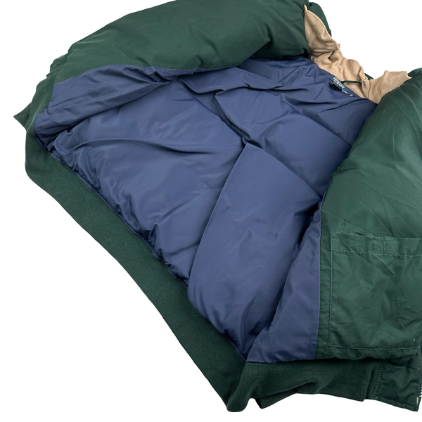 Ralph Lauren Forest Green Down Filled Puffer Jacket - Large