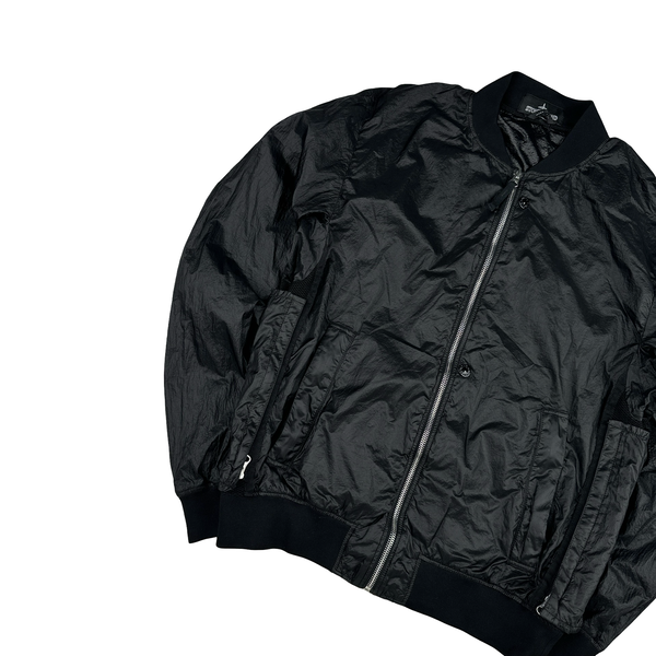 Stone Island Black 2017 Lucid Shadow Project Bomber Jacket - Small