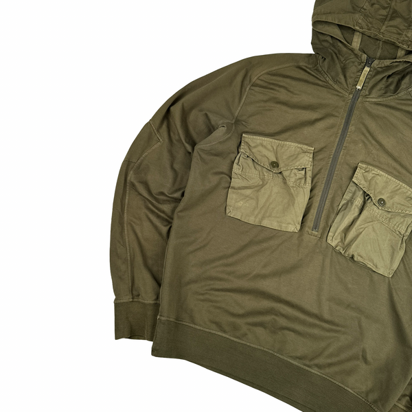 Stone Island 2020 Khaki Ghost Smock Pullover Jumper - Medium